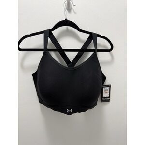 Under Armour Continuum Mid Sports Bra Black Strappy Back – Women's 2X – NWT
